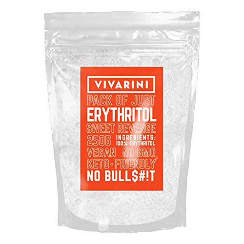 Vivarini Erythritol 1kg | Natürliche Alternative für herkömmlichen Zucker | Null glykämischer Index | Keine Kalorien | 1000g von Vivarini