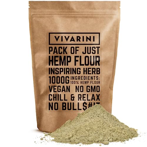 Vivarini Hanfmehl 1kg | Ursprüngliche Farbe, Geschmack und Aroma | Eine interessante Alternative zu herkömmlichem Mehl | Wertvolle Nährstoffquelle | 1000g Vivarini Hanfmehl 1kg | Ursprüngliche Farbe, Geschmack und Aroma | Eine interessante Alternative zu herkömmlichem Mehl | Wertvolle Nährstoffquelle | 1000g von Vivarini
