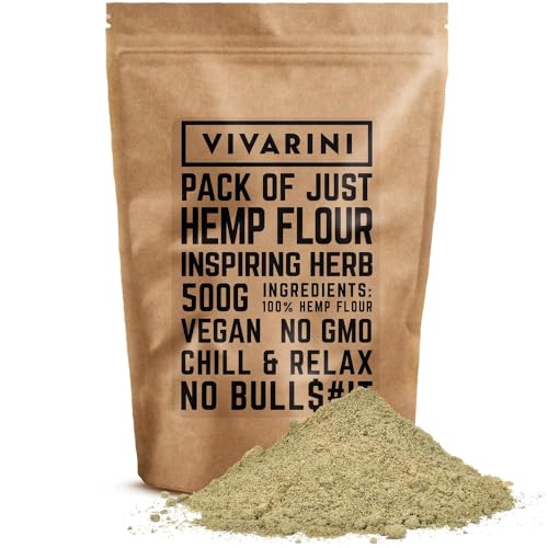 Vivarini Hanfmehl 500g | Ursprüngliche Farbe, Geschmack und Aroma | Eine interessante Alternative zu herkömmlichem Mehl | Wertvolle Nährstoffquelle | 0,5kg Vivarini Hanfmehl 500g | Ursprüngliche Farbe, Geschmack und Aroma | Eine interessante Alternative zu herkömmlichem Mehl | Wertvolle Nährstoffquelle | 0,5kg von Vivarini