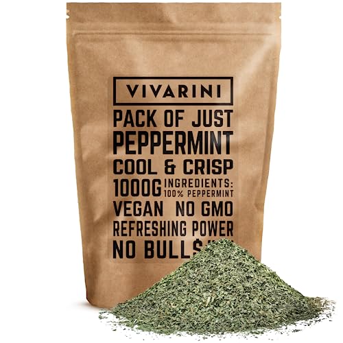 Vivarini Pfefferminze 200g | Erfrischender Geschmack und Aroma | Zusatz zu Aufgüssen - Tee und Mate Tee und Speisen | 0,2kg von Vivarini