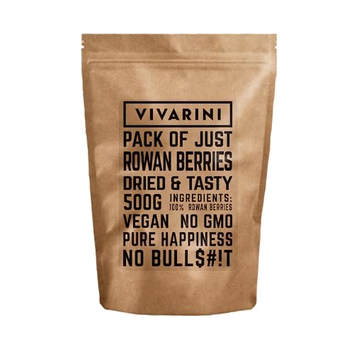 Vivarini Vogelbeeren 500g | Zarter Geschmack | Fit als Snack | Zusatz zu Tee von Vivarini