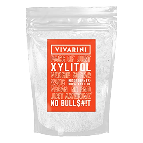 Vivarini Xylitol 1kg | Natürliche Alternative für herkömmlichen Zucker | Niedriger glykämischer Index | Sehr niedriger Kaloriengehalt | 1000g von Vivarini