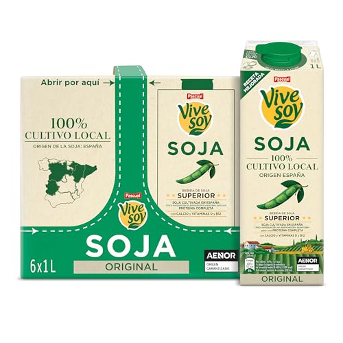ViveSoy Pack 6-tlg. Klassische Soyamich - 1 L. von Vivesoy