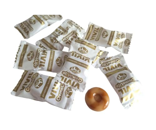 VIVIL Creme Life Caramel Hazelitos Sahnebonbons ohne Zucker 1 Kg VIVIL Creme Life Caramel Hazelitos Sahnebonbons ohne Zucker 1 Kg von Vivil