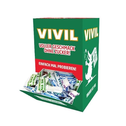 VIVIL Kräuterbonbons, Mischbox mit 4 beliebten Wintersorten im Mix, starke Halsbonbons und kräftige Hustenbonbons, zuckerfrei, vegan VIVIL Kräuterbonbons, Mischbox mit 4 beliebten Wintersorten im Mix, starke Halsbonbons und kräftige Hustenbonbons, zuckerfrei, vegan von Vivil
