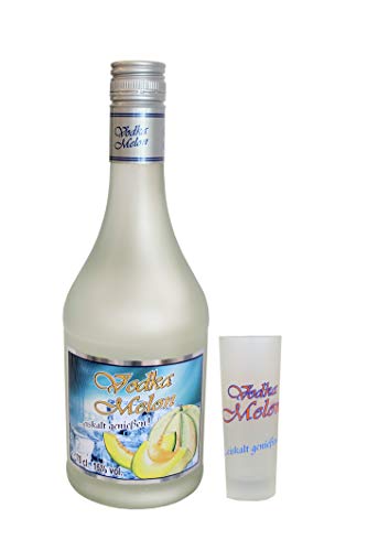 Vodka Melon 0,7Liter 16% vol. 3Fl. mit 3 Gläser von Vodka Melon