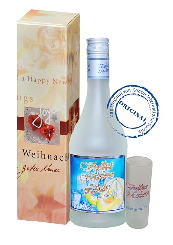 Vodka Melon 1 x 0,7Liter 16% vol. Geschenkverpackung mit Glas! von Vodka Melon