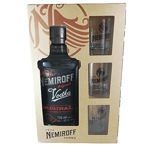 Vodka Nemiroff Original & Vodkagläser Geschenkset ukrainischer Wodka Vodka Nemiroff Original & Vodkagläser Geschenkset ukrainischer Wodka von Vodka