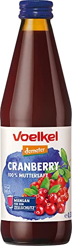 Voelkel GmbH Voelkel Cranberry 100% Muttersaft (6 x 0,33l) von Voelkel GmbH