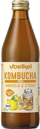 MEHRWEG Voelkel Kombucha mit Maracuja & Zitrone (330 ml) - Bio von Voelkel
