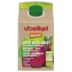 Rote-Bete-Saft, milchsauer vergoren von Voelkel