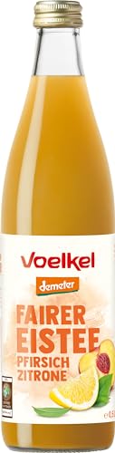 Voelkel Bio Fairer Eistee Pfirsich Zitrone (1 x 500 ml) von Voelkel