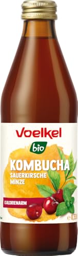 Kombucha Sauerkirsche Minze 6 x 0.33 l von Voelkel