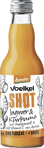 Voelkel Bio Shot Ingwer & Kurkuma (1 x 0,20 l) von Voelkel