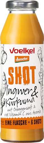 Voelkel Bio Shot Ingwer & Kurkuma (6 x 0,28 l) von Voelkel