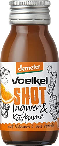 Voelkel Bio Shot Ingwer & Kurkuma (6 x 60 ml) von Voelkel