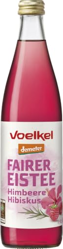 Voelkel Bio Fairer Eistee Himbeere Hibiskus (6 x 0,50 l) von Voelkel