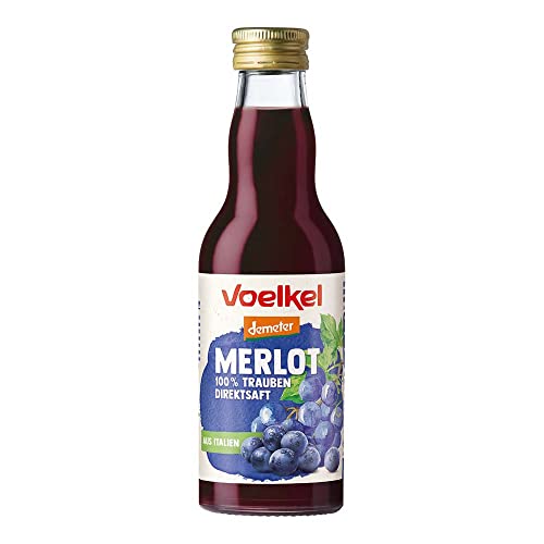 Voelkel Merlot, Traubendirektsaft, 0,2l von Voelkel