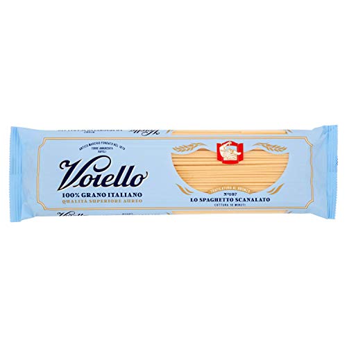 Voiello - Gerillte Spaghetti Nr. 107-100% italienisches Produkt - 100 g Voiello - Gerillte Spaghetti Nr. 107-100% italienisches Produkt - 100 g von Voiello