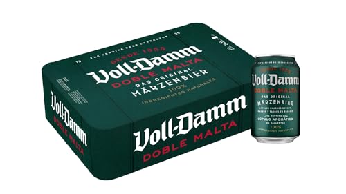 Bier Voll-Damm Original 24x33cl (Pack 24 Dosen) von Damm