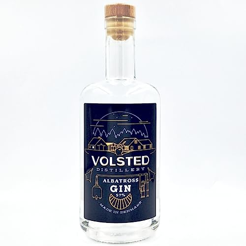 Volsted Distillery Strong Navy Strength Gin | Albatross Gin | Dänscher Gin | 57% Vol | 700ml von Volsted Distillery