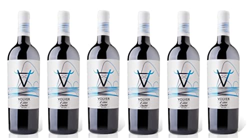 6x 0,75l - 2022er - Bodegas Volver - 4 Meses - Cencibel - Vino de la Tierra de Castilla I.G.P. - Spanien - Rotwein trocken von Volver