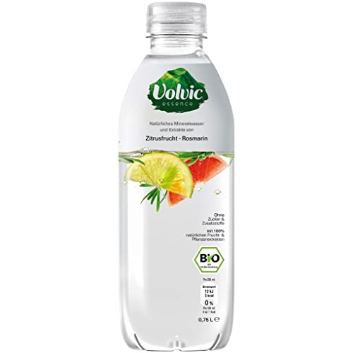 Volvic Essence BIO Zitrone Grapefruit Rosmarin 6 x 750ml inc. EINWEG Pfand von Volvic Zitrone Grapefruit Rosmarin