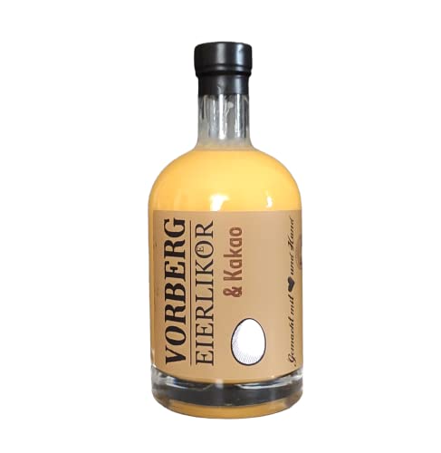 VORBERG Eierlikör + Kakao 20% (1 x 500ml) handcrafted, Premium Osterlikör von Vorberg Bochum
