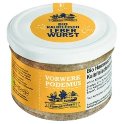 Leberwurst mit Kalbsfleisch von Vorwerk Podemus