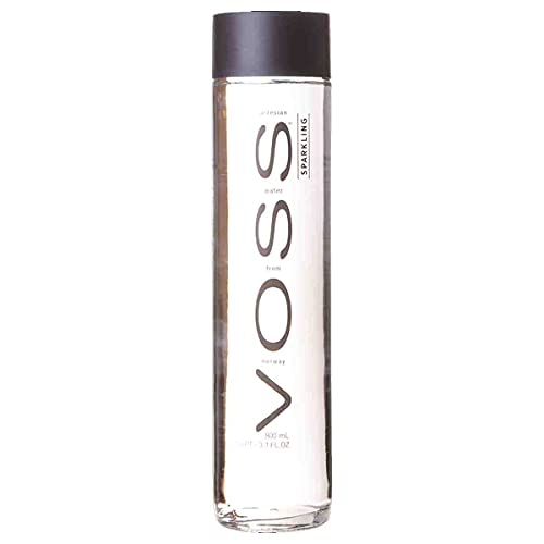 Voss Artesian SPARKLING Gletscher Wasser in Glasflasche 6 x 0,375 Liter von Voss