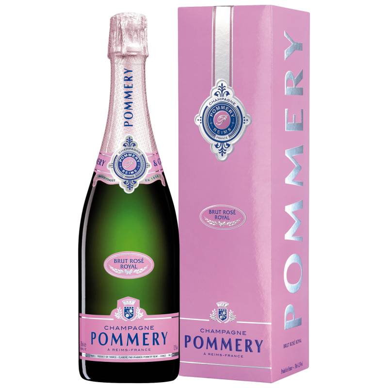 Champagne Pommery Rosé, Brut, Champagne AC, Geschenketui, Champagne, Schaumwein von Vranken-Pommery - 51100 Reims - France