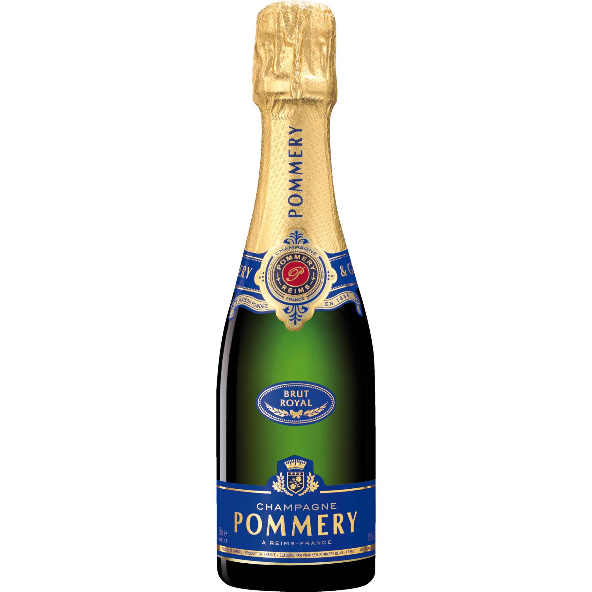 Champagne Pommery Royal, Brut, Champagne AC, 0,2 L, Champagne, Schaumwein von Vranken-Pommery - 51100 Reims - France