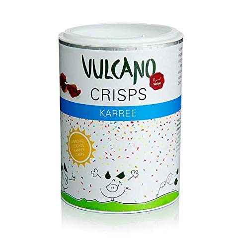 Luftgetrocknete Lachs/Karree Protein Chips, Hoher Eiweißgehalt, Laktosfrei, Glutenfrei, Idealer Snack für Unterwegs (Karree Chips 3er Pack) von Vulcano