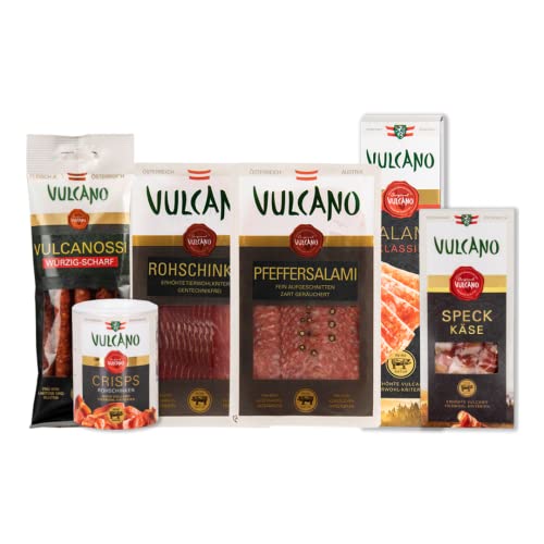 Vulcano Geschenkbox - Best of Vulcano - Salami, Schinken, Chips, Antipasti - Aus Österreich von Vulcano