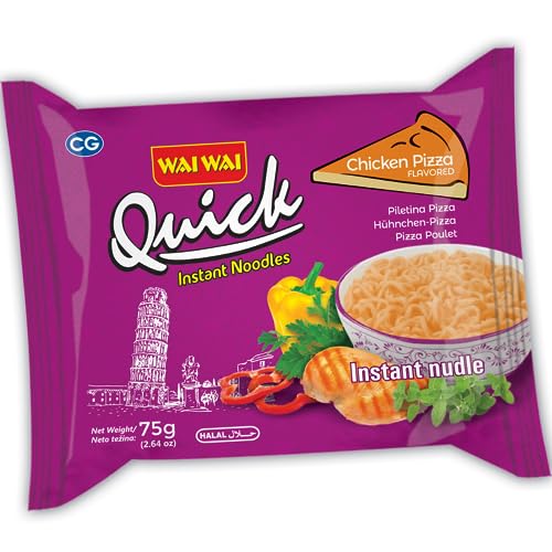 WAI WAI - Instant Nudeln Hühn Pizza - Multipack (40 X 75 GR) WAI WAI - Instant Nudeln Hühn Pizza - Multipack (40 X 75 GR) von Wai Wai