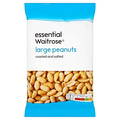 Essential Waitrose Große geröstete gesalzene Erdnüsse, 500 g von WAITROSE