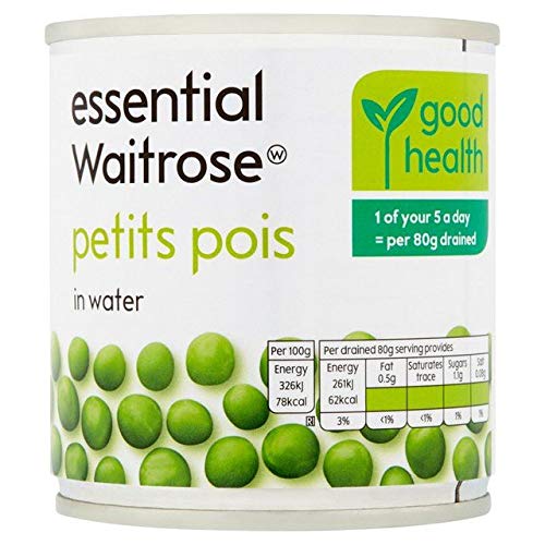 Essential Waitrose Petits Pois 200g Essential Waitrose Petits Pois 200g von Waitrose