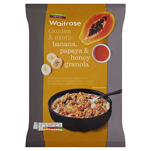 Golden & Exotic Banane, Papaya & Honighafer, Crunchy Waitrose 1 kg von WAITROSE