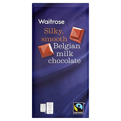 Waitrose Belgische Milchschokolade, 200 g von WAITROSE