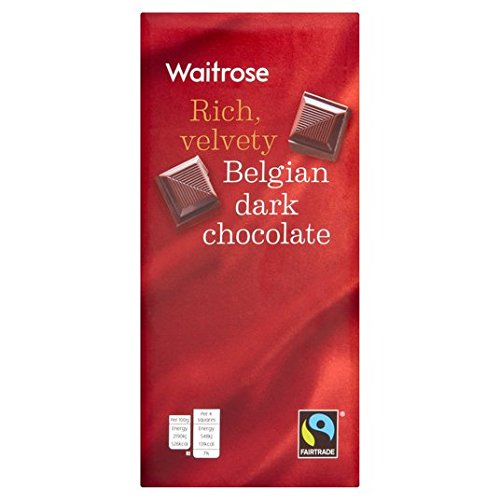 Waitrose Belgische dunkle Schokolade, 200 g von WAITROSE