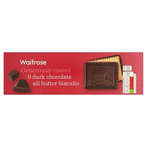 Waitrose Dark Chocolate Butter Biscuits 125g von Waitrose