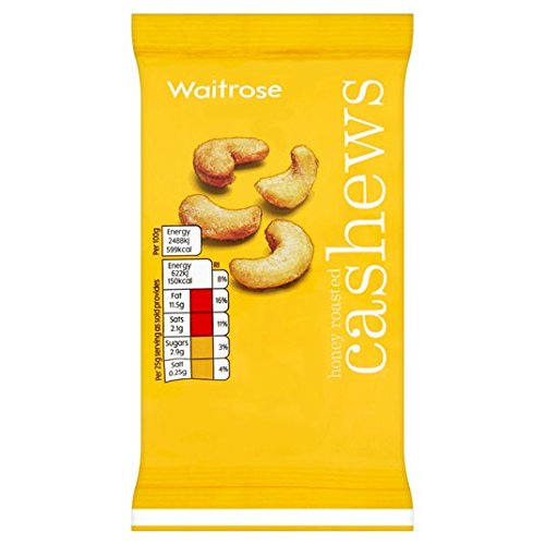 Waitrose Honig geröstete Cashewnüsse, 100 g von Waitrose