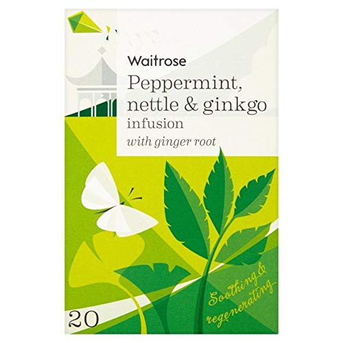 Waitrose Love Life Teebeutel Pfefferminze, Brennnessel & Ginkgo, 30 g von Waitrose