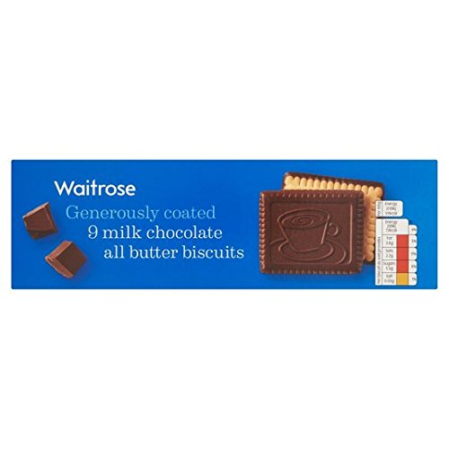 Waitrose Milchschokoladen-Butter Kekse, 125 g Waitrose Milchschokoladen-Butter Kekse, 125 g von Waitrose