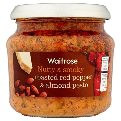 Pesto Waitrose Red Pepper & Mandel, 190 g von Waitrose