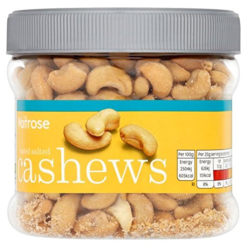 Waitrose Salzed Cashews Dose, 400 g von WAITROSE