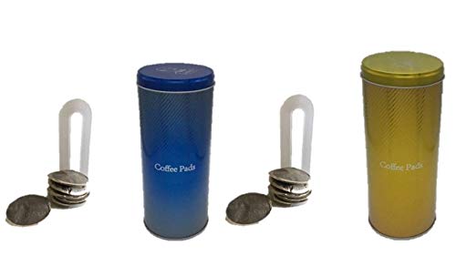 Kaffeepaddose 2 Stück Höhe: 16.5 cm Durchmesser: 8,5 cm blau gold Kaffeepaddose 2 Stück Höhe: 16.5 cm Durchmesser: 8,5 cm blau gold von WAK