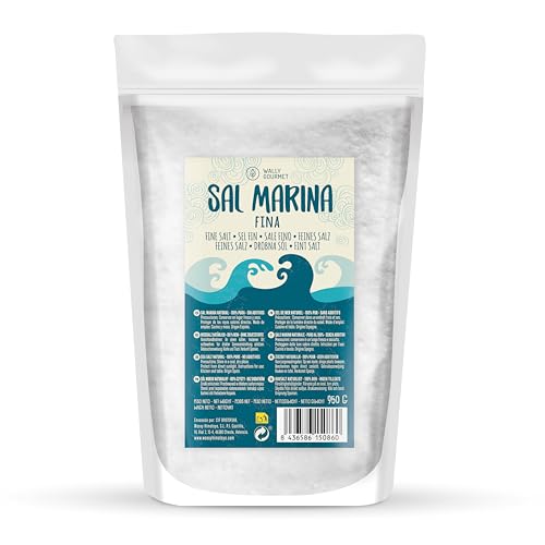 Unraffiniertes Meersalz – 100% Natürliches,- Mineralisches Meersalz, ökologisch, Hochrein, Perfekt Für Die Küche – Premium-Meersalz. Unraffiniertes Natürliches Meersalz. Herkunft: Spanien. von WALLY GOURMET
