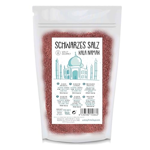 Kala Namak Salz, Fein, 100 % Natürlich, |Ei-Geschmack| Keine Zusatzstoffe, keine Raffination. Schwarzes Himalaya-Salz. Höherer Gehalt An Spurenelementen. Zum Würzen. Herkunft: Pakistan. 950Gr Kala Namak Salz, Fein, 100 % Natürlich, |Ei-Geschmack| Keine Zusatzstoffe, keine Raffination. Schwarzes Himalaya-Salz. Höherer Gehalt An Spurenelementen. Zum Würzen. Herkunft: Pakistan. 950Gr von WALLY GOURMET