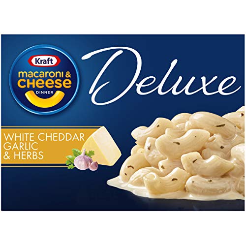 Kraft Deluxe White Cheddar & Garlic & Herbs Macaroni and Cheese Meal (11.9 oz Box) von WAROUS